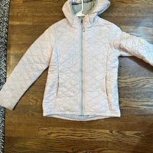 The North Face Kids Light Pink Quilted Puffer Jacket